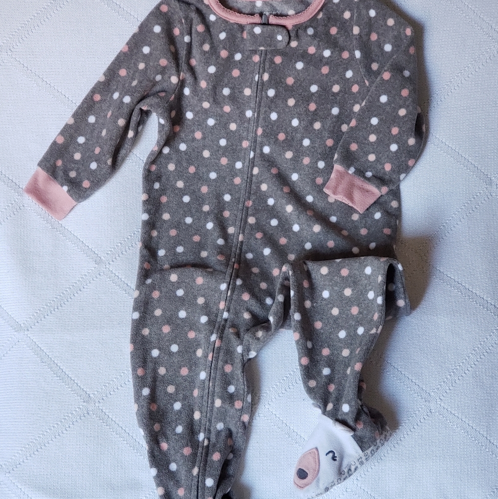 Carter's fleece footie pajama size 18 months